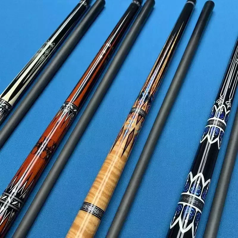 YFENカーボンシャフト High Quality YFEN Carbon Cue - Handmade 1/2 Carved Patterns