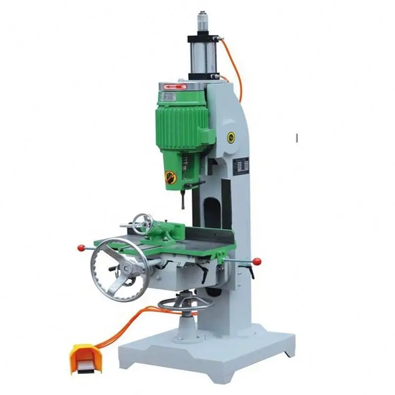 Efficient Production Chisel Single Spindle Vertical Slot Mortiser Industrial Mortising Machine square or Rectangular Mortises