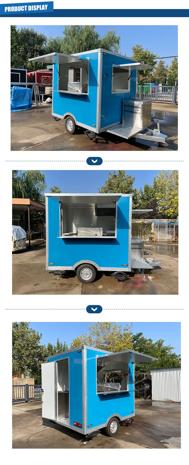 TUNE DOT Approved 7.5FT  Food Trailer Mobile Kitchen Truck For USA details