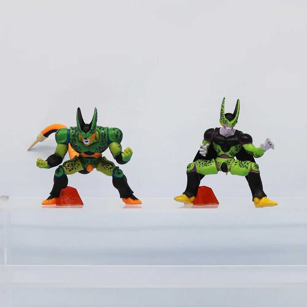 8ピース/セット10cmDBZセルオールポーズアニメフィギュア