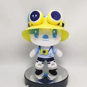 Shengye OEM Custom Plush Toy Fashion Design Stuffed Boy Action Figure Plushie Toys With Clothes Eyeglasses Camera Shoes for Kids