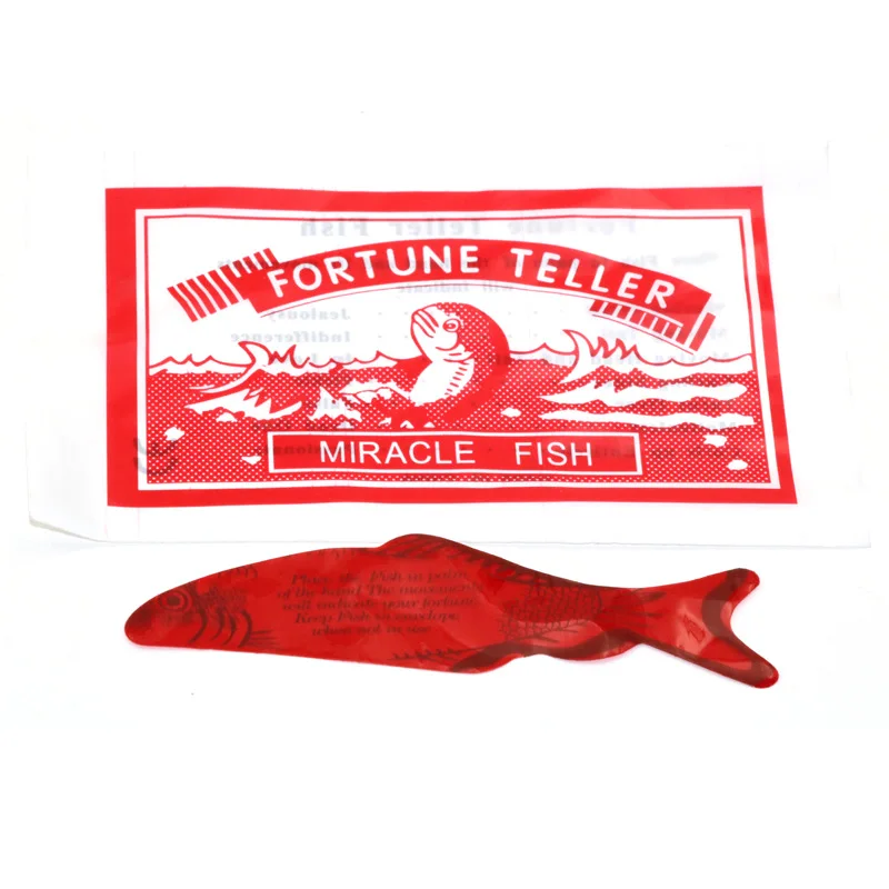 BrilliantMagic Fortune Teller Fish Magic Tricks Auto-bending Fish Props Fortune Fish Magic Gimmicks