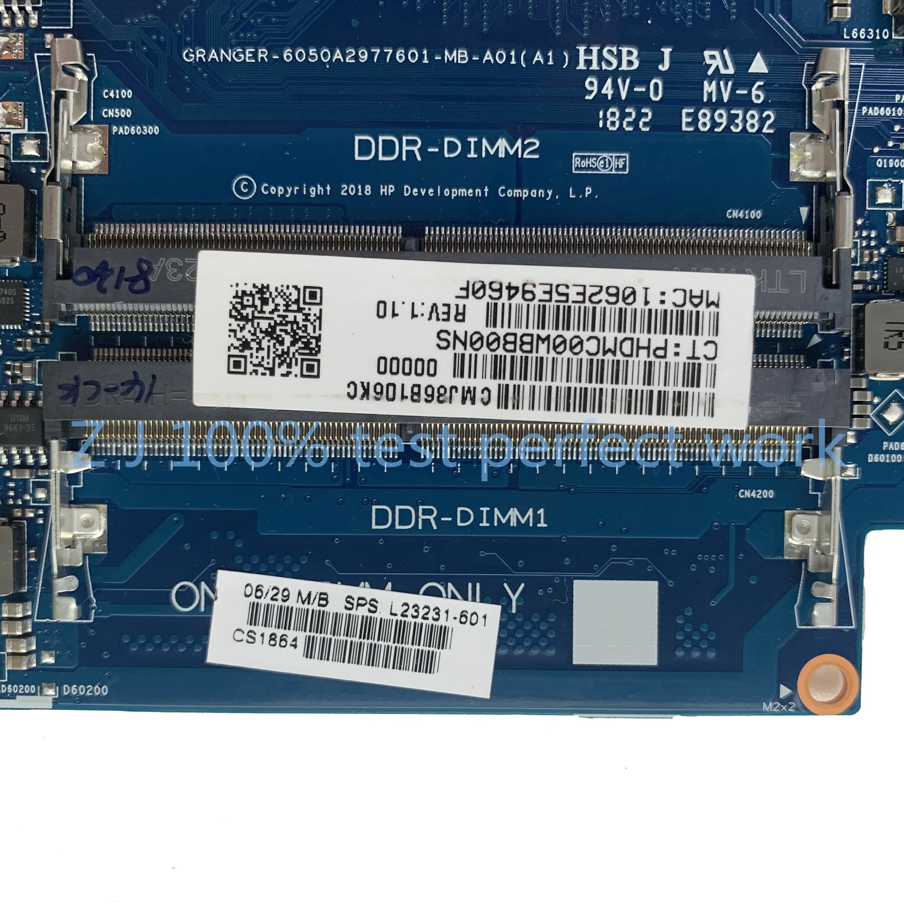 MAページ 6050A3166001 MB A02 For HP 240 G7 246 G7 14-CK 14-CF Laptop