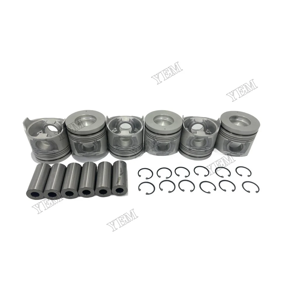 Piston Kit Compatible for Isuzu 6HK1s High Performance Engine Parts 5