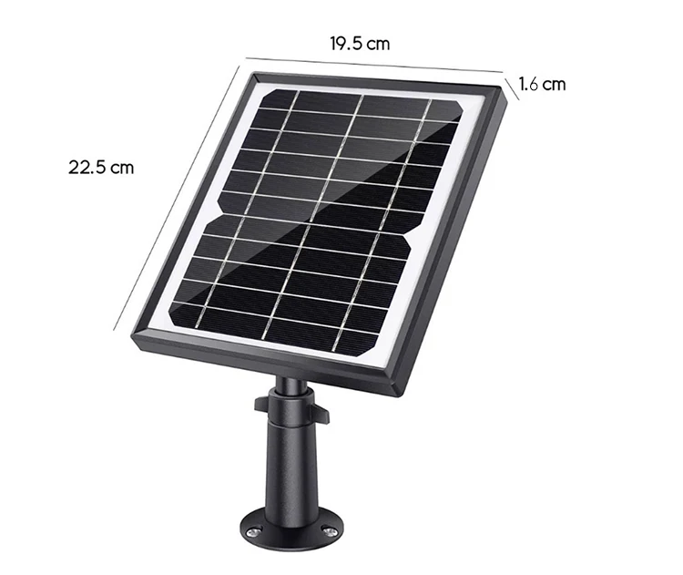 6W 5.5V Monocrystalline Silicon Small Solar Charging Panels for CCTV Cameras Mobile Phone Power Bank Micro USB Port Products