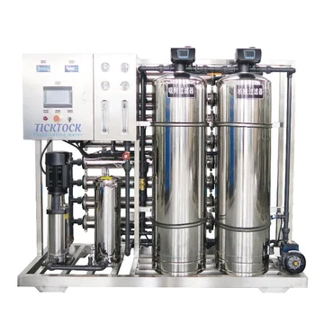 Water Treatment Machinery 2000L RO Purification Systems Purifier Machine Filtering Pure to Boiler Desalination Softener