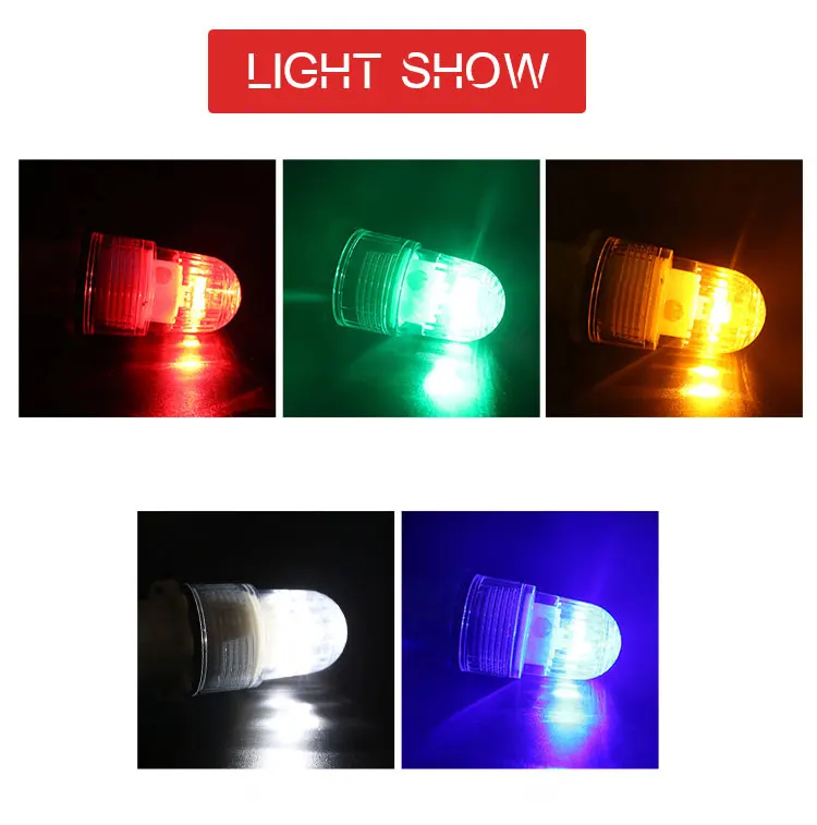Long Time Underwater Twinkle Torpedo Fishing Net Light Boat Ocean Fishing Accessories LED Strobe Attracting Fishing Light