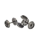 OEM Ho Scale Gun Black Small Toy Train Wheels Set Model Train Wheels