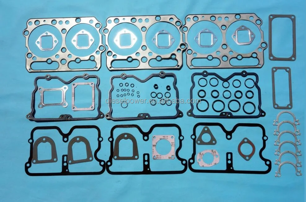 DIESEL ENGINE SPARE PARTS UPPER GASKET SET for CUMMINS NT855 OVERHAUL GASKET KIT OEM 3801330
