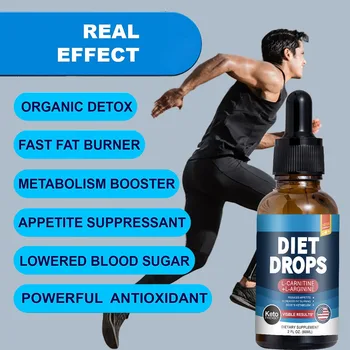 diet drops l carnitine l arginine Diet Drops - Appetite Suppressant for Women & Men - Guinea main image 0