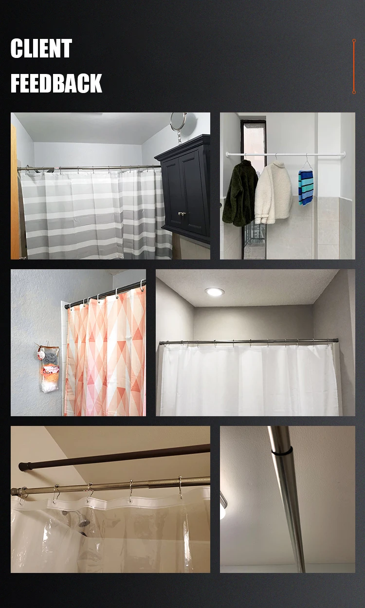 Portable Adjustable Telescopic Shower Curtain Rod Wholesale Buy