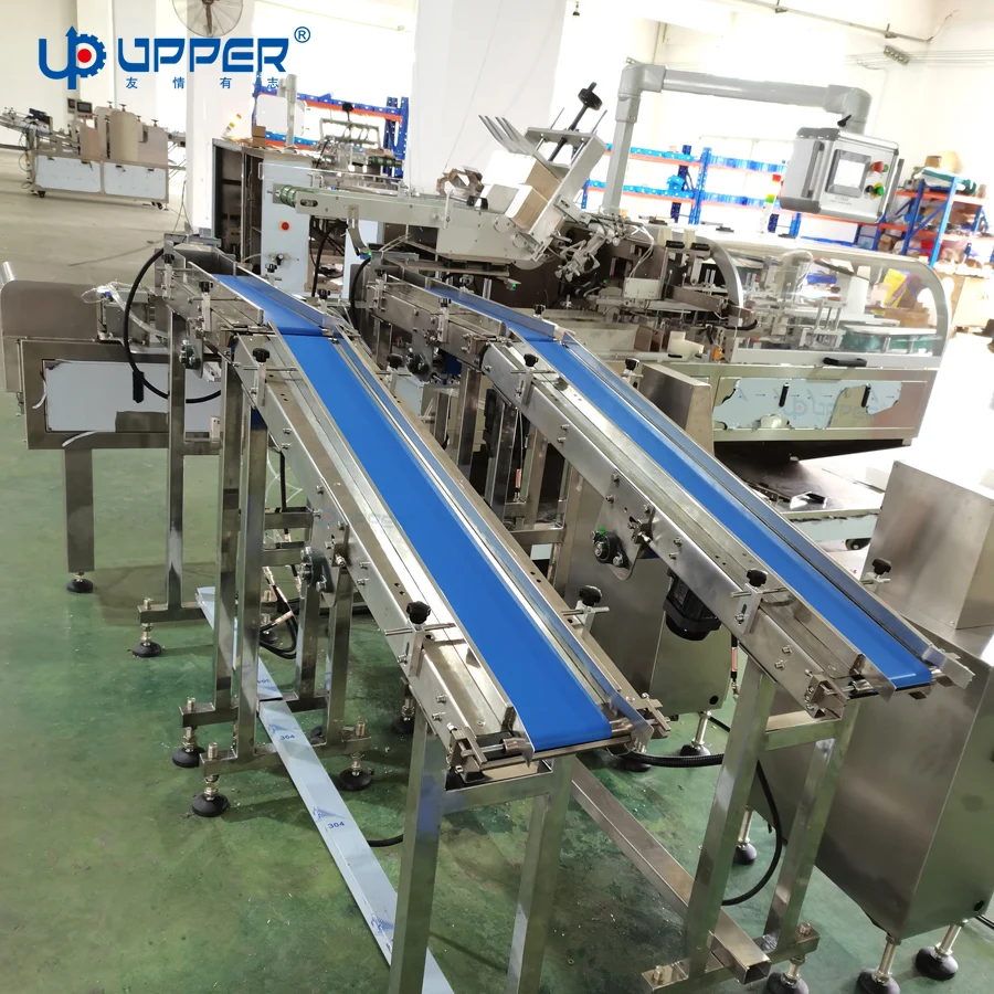 Automatic Horizontal Face Mask  Biscuit  Chocolate Nutrition bar  Bags Carton Box Packing  Cartoning  Machine