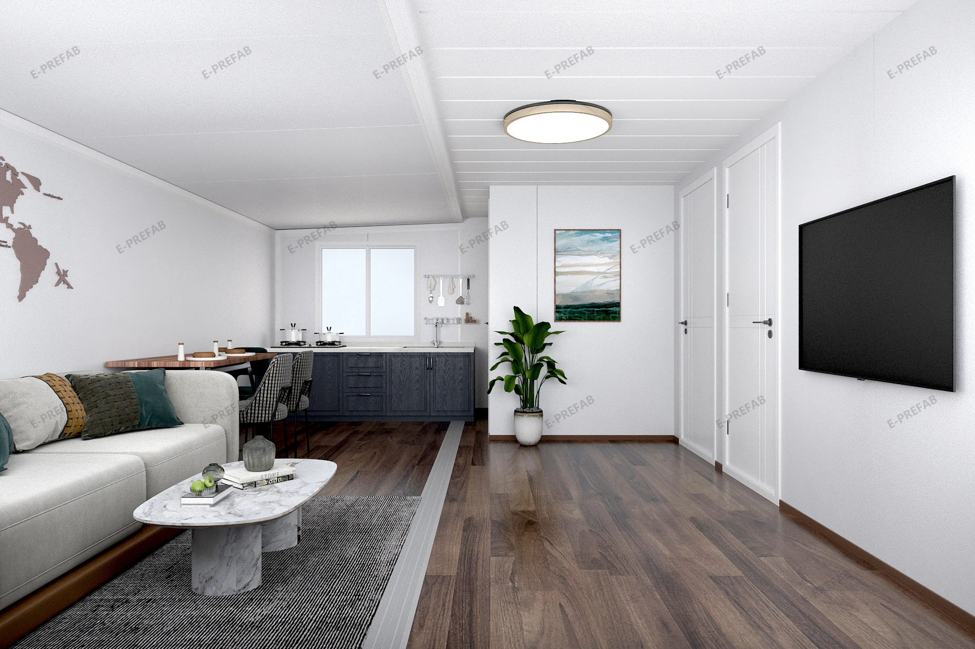 Стальная конструкция, сборный дом, раздвижной контейнер для Австралии, Новой Зеландии