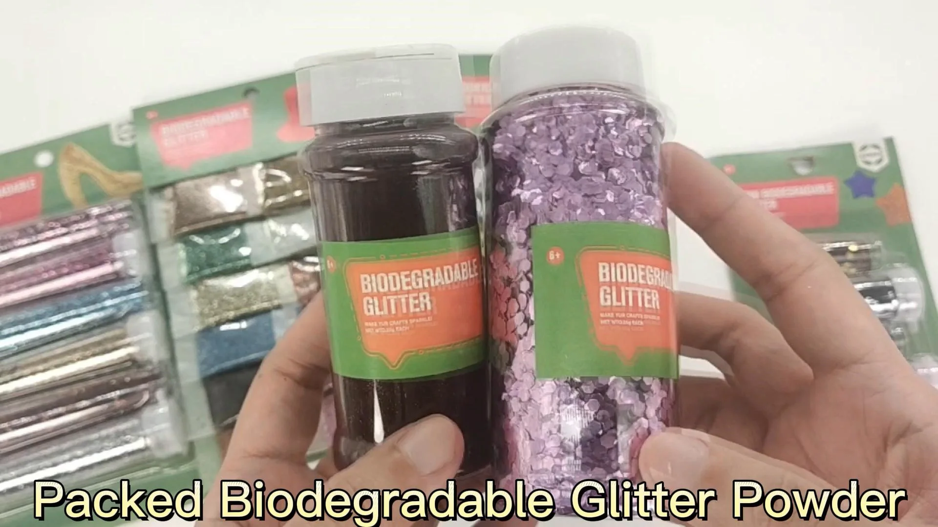 Biodegradable Glitter Made From Plant Cellulose Wholesale Glitter Non