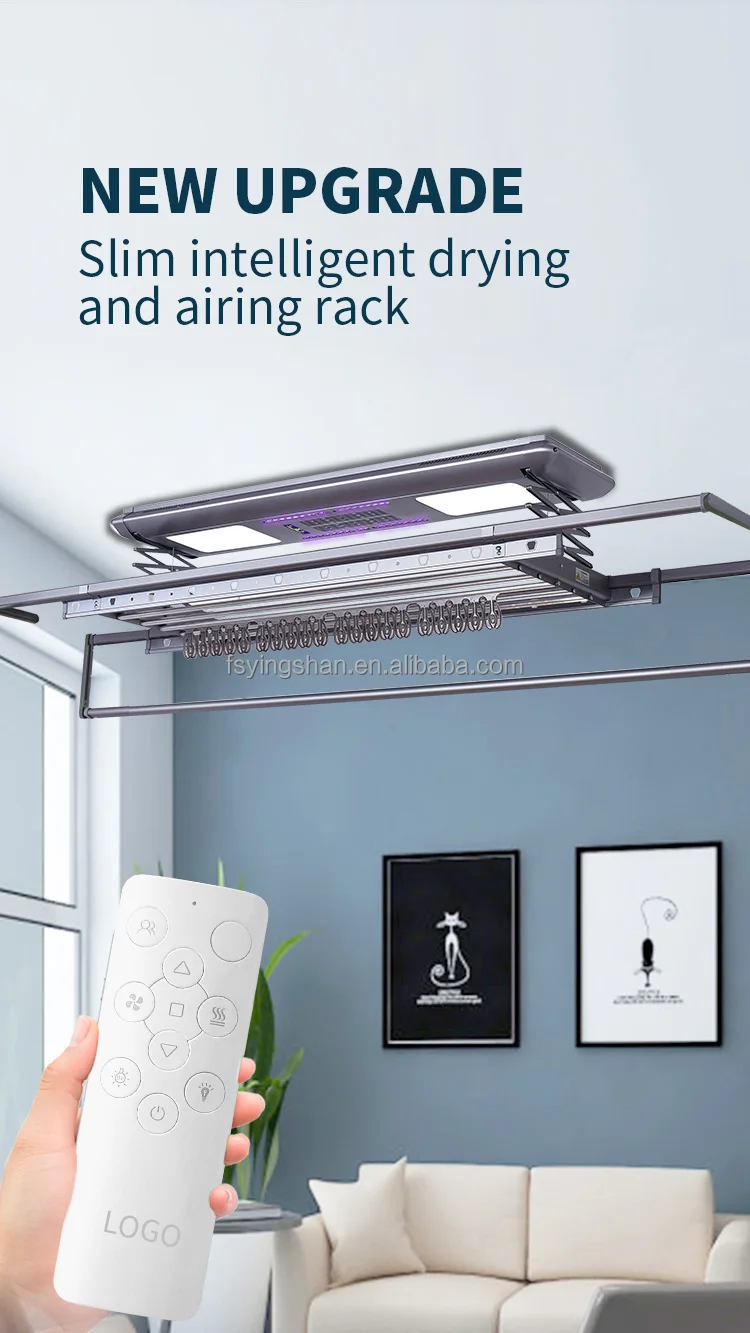 Oem Smart Laundry Supplies Electric Clothes Dryer Rack Automatic