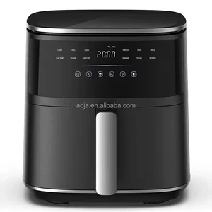 Smart Home Appliances LCD Display Electric Air Fryer 6.5L With Stainless Steel Multifunctional Cooker Freidoras De Aire