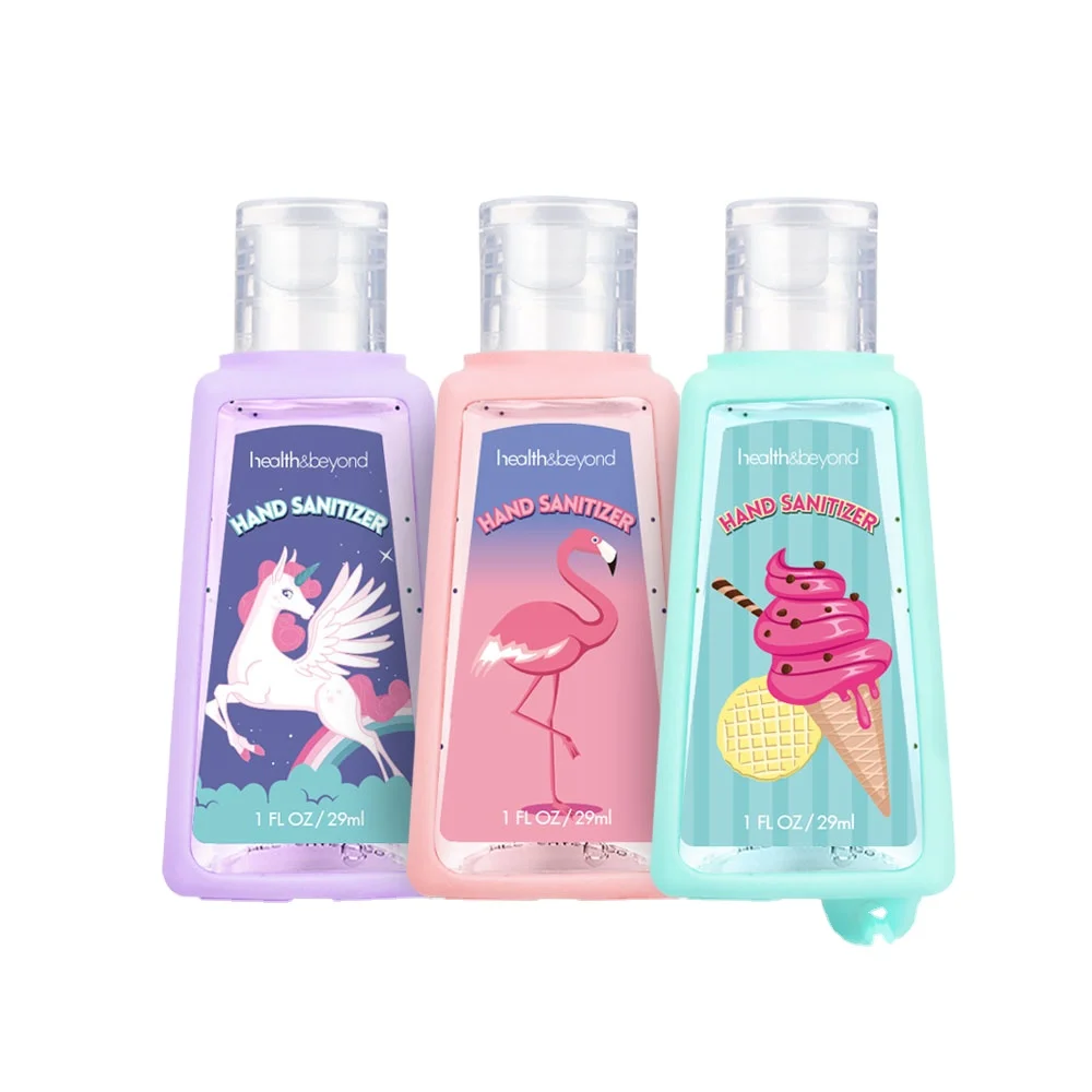 Безводное портативное дезинфицирующее средство для рук с силиконовым держателем