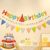 Colorful Hat + Pom-pom B + Square Party Ornament Pack