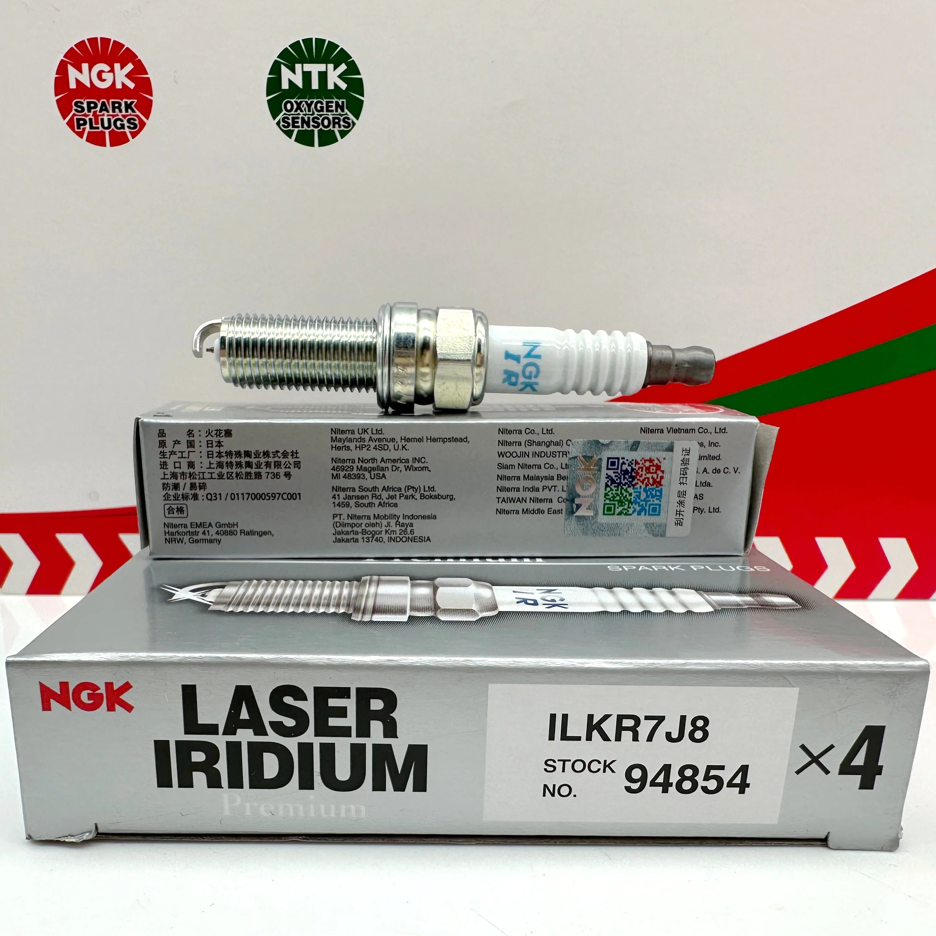Original NGK ILKR7J8/94854 Spark Plug for AACHEN SCHNITZER X6 E71