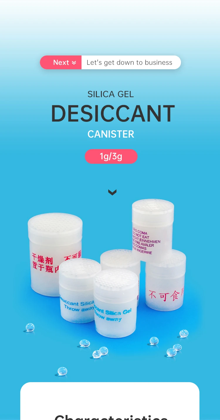 Pharmaceutical Silica Gel Desiccant Canister For Medicines Moisture ...