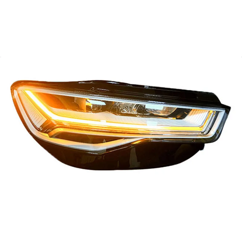 SJC自動LEDヘッドライトアウディA6 C7 16-18 LEDフロントライト車の