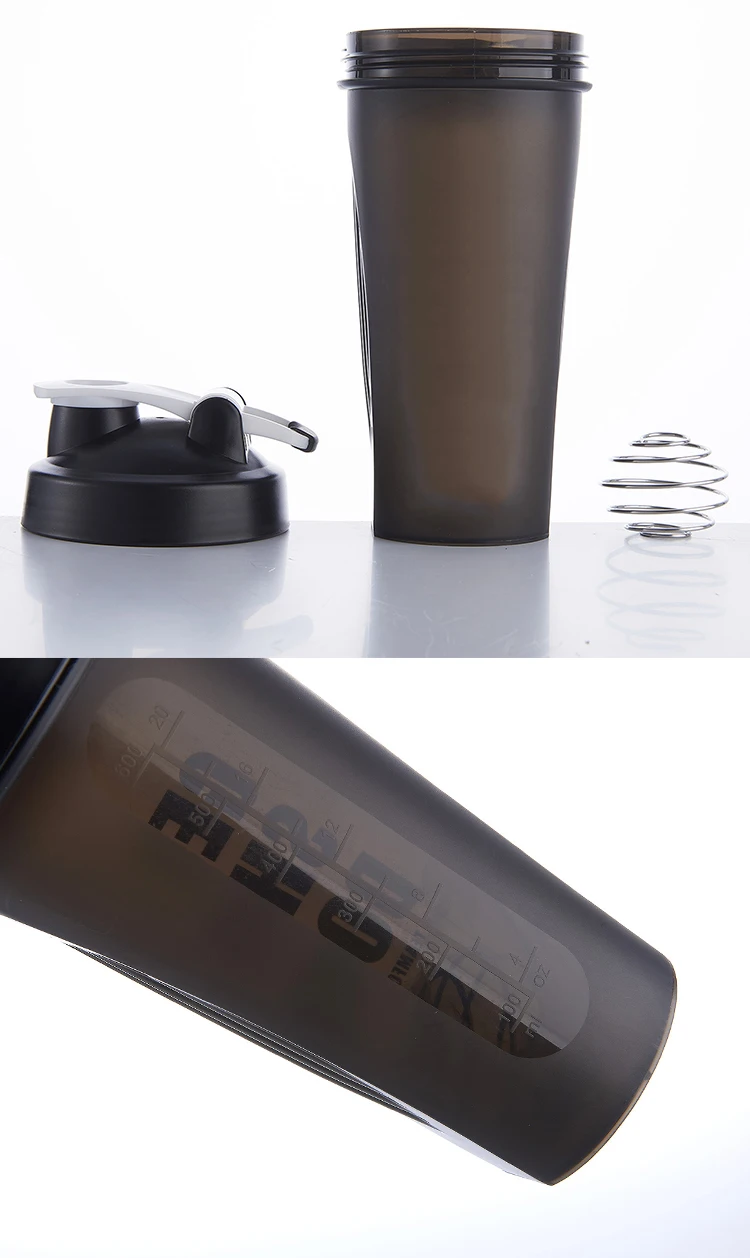 Free Sample Custom Logo 400ml 600ml Workout Blender Shaker Bottle Gym