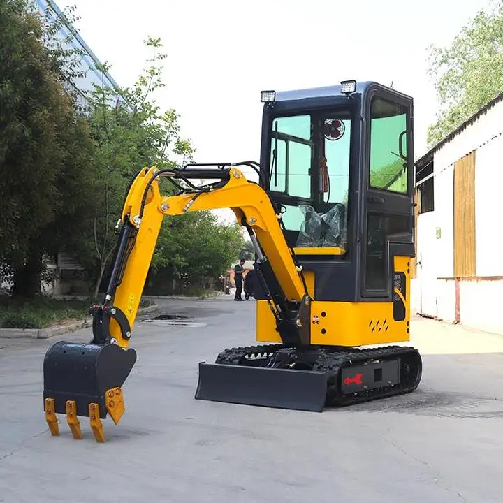 Mini Digger 1.2Ton 1.3Ton EPA/CE Motor Maskine Excavator Mini Landbrug Excavator til salg