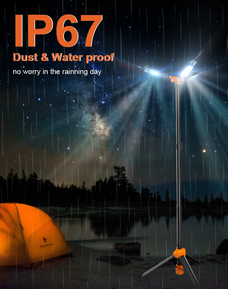 Hot Sale Camping Light Weight Light Camping Outdoor Adjustable High