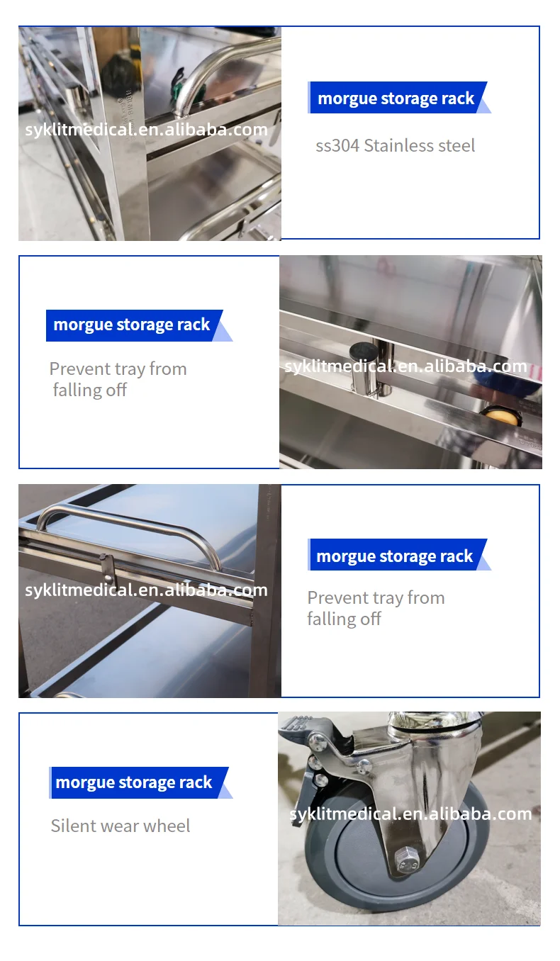 Rotating Cadaver Storage Hospital Mortuary Equipment Cadaver Storage Racks | Mortuary Cooler ...