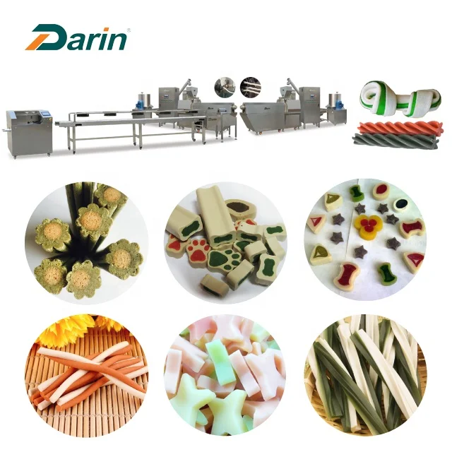 
 Линия для экструзии ПЭТ-закусок с одним винтом  