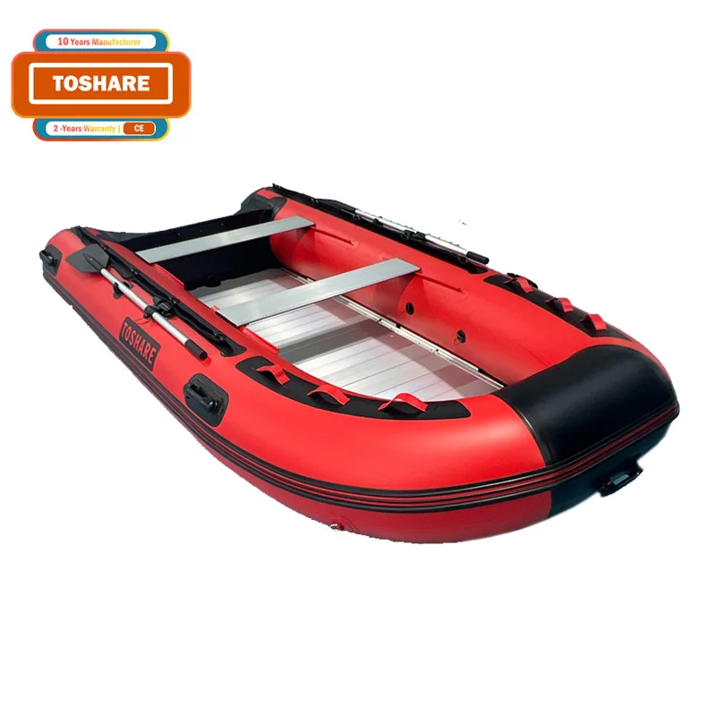 Toshare 2024 New PVC Drop Stitch 4m Inflatable Fishing Boat 3 4 5 ...