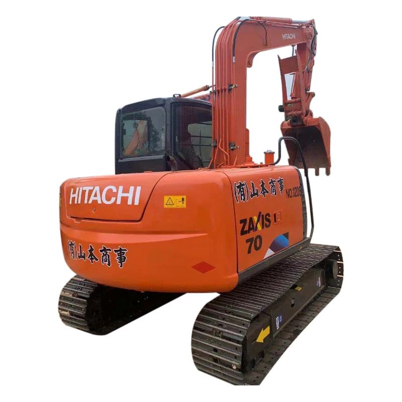 二手日立小型挖掘机ZX70 ZX70-3 ZX70LC-3 ZAXIS 70 7吨日本履带