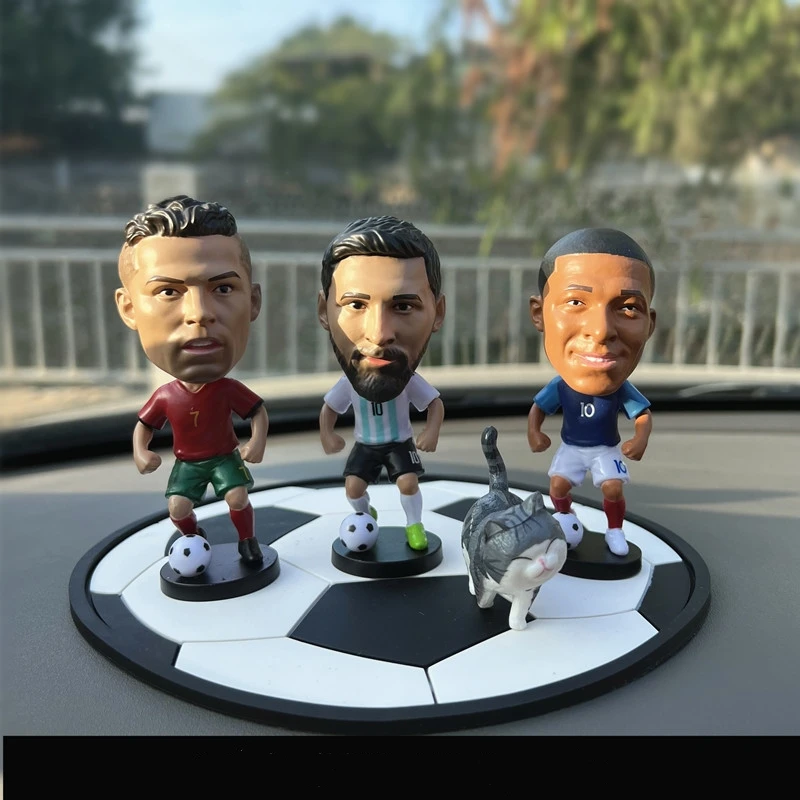 サッカー選手 ボブルヘッド人形 ボブルヘッドフィギュア 樹脂製
