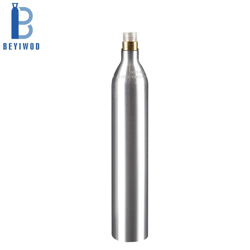 product quick connect valve connected to 06l 425g co2 gas cylinders used for sparkling soda water machine terra duo art-10