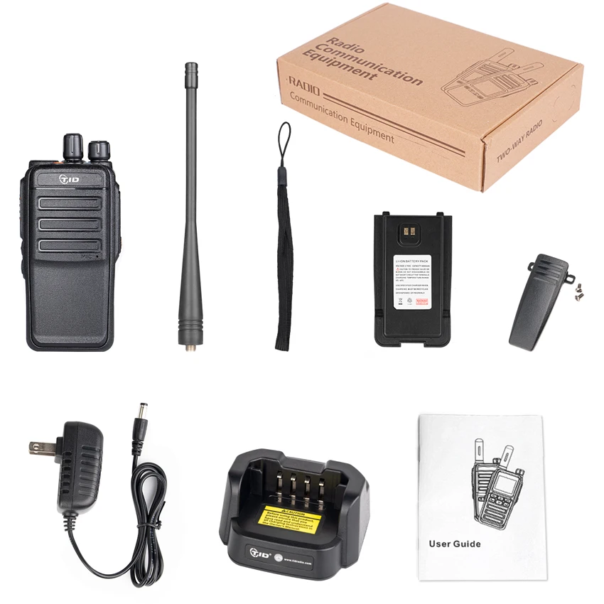 Tid Brand Communication Radio Wakie Talkie Td-v712 Vhf/uhf Handheld Two ...