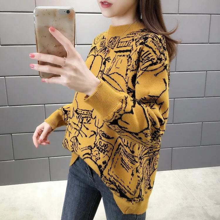 2022 Lana Beige Oversize Sweater Mujer With Low Price