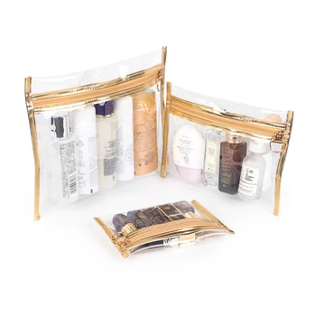 Transparent TPU Women Makeup Bag Cosmetic Bag Holographic Large Capacity Women's Household Toiletries Bags