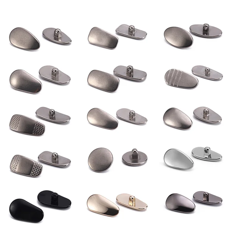 10 Pairs Nose Pads Screw On for Glasses/Spectacle/Sunglasses Metal