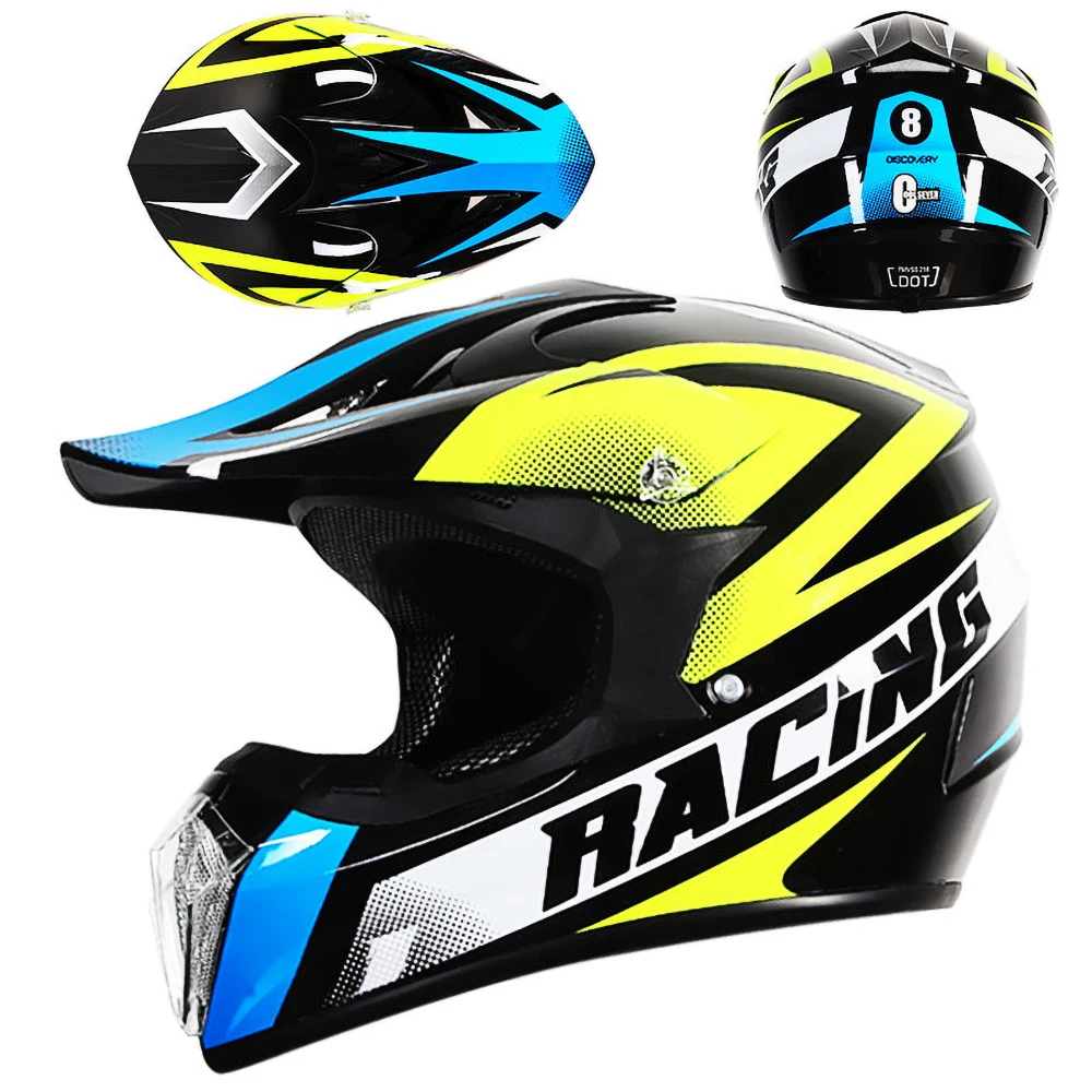 ALPINES FOX Motorcycle Helmet DOT Mountain Bike Off Road Casco Men Woman Unisex Downhill Motocross Racing Helmet M-XXL