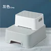 Double gray footstool