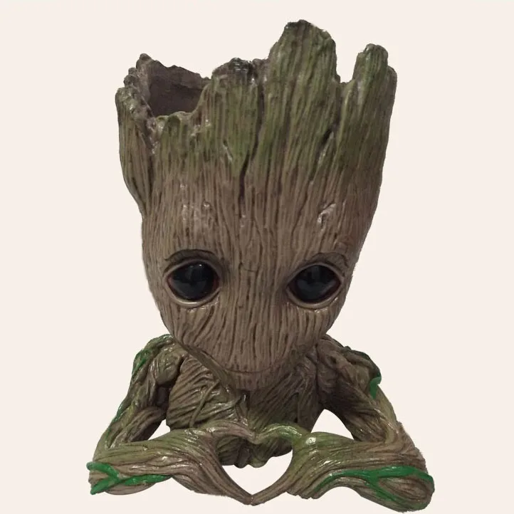 Guardians of The Galaxy Baby Groot planter Pen Flowerpot Tree Man Baby  QQ 