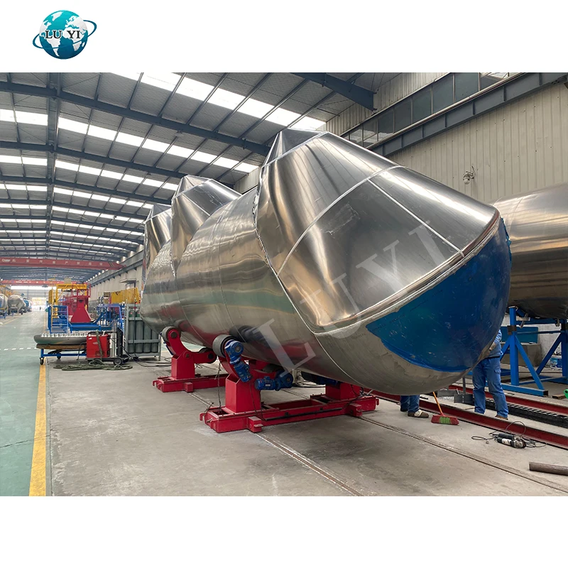 LUYI VEHICLE 3 Axle 42 Cbm 4 CONE Bulk Fly Ash Aluminum Flour Powder Transport tank Tanker Semi Trailer