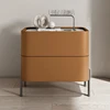 Naranja crepuscular [cuero de microfibra, madera maciza]