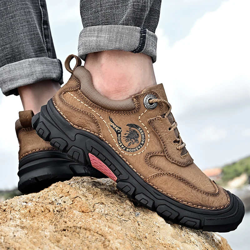 Outdoor Waterproof Casual Lightweight Fashion Hiking Shoes Men Trekking ...