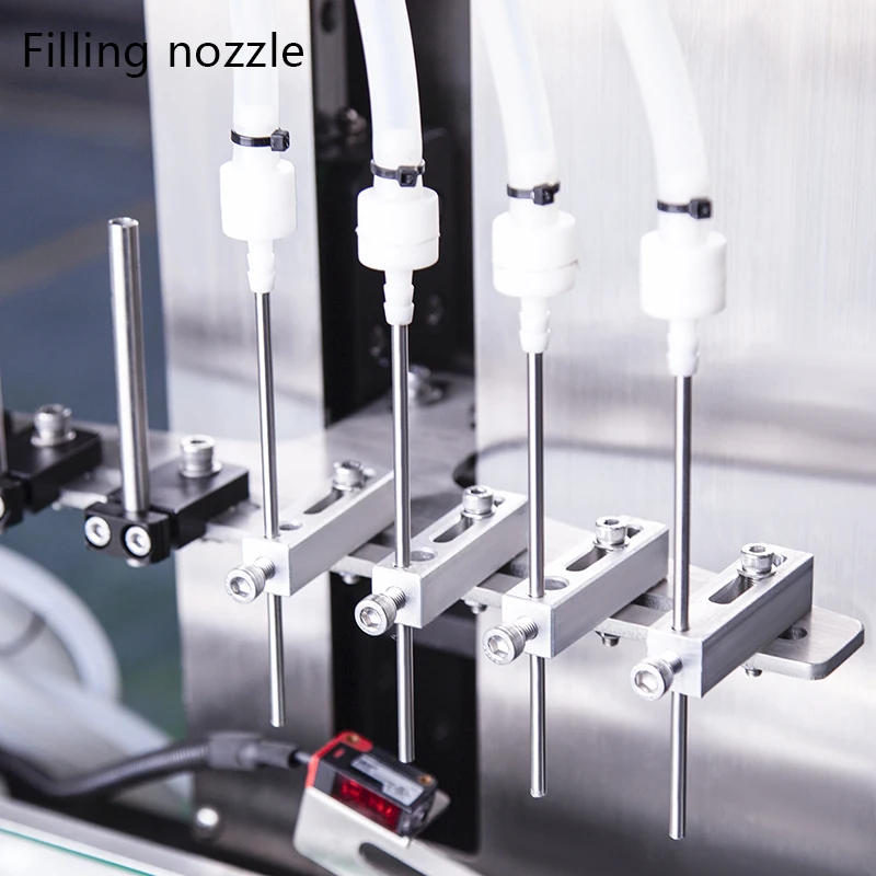 ZXSMART Automatic Table Top Perfume Small Bottle Filling Machine Cosmetic Cream Jar Liquid Filling Capping and Labeling Machine