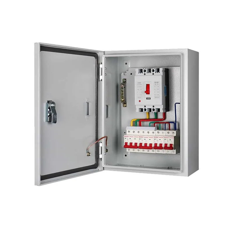 Power 3 Phase Distribution Panel Box Custom Circuit Breaker Box 