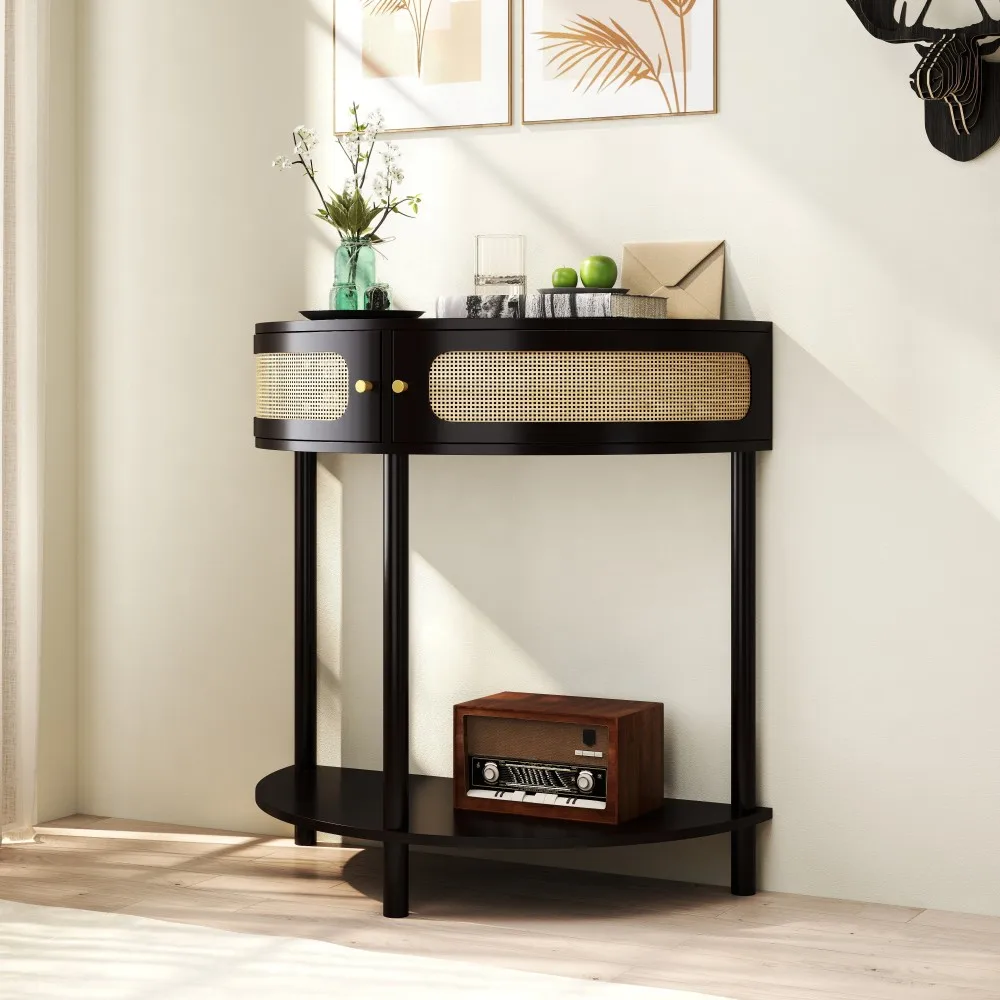 Elvarenae Ravelle Half-Moon Console Table — product detail