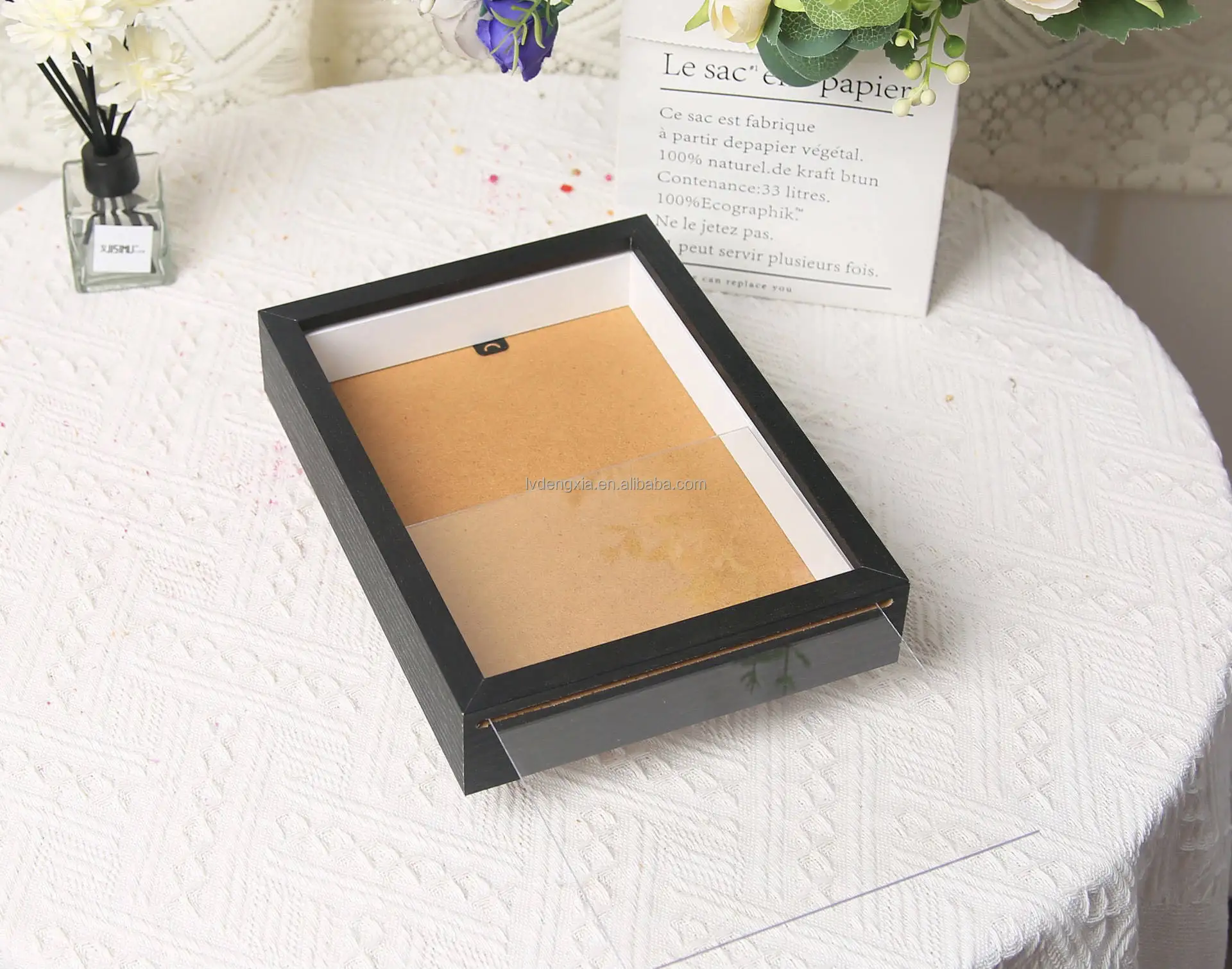 A4 A5 Mdf Material Empty Photo Frame for DIY Painting Light Blank Frames with Acrylic Luminous Painting Night Light Material
