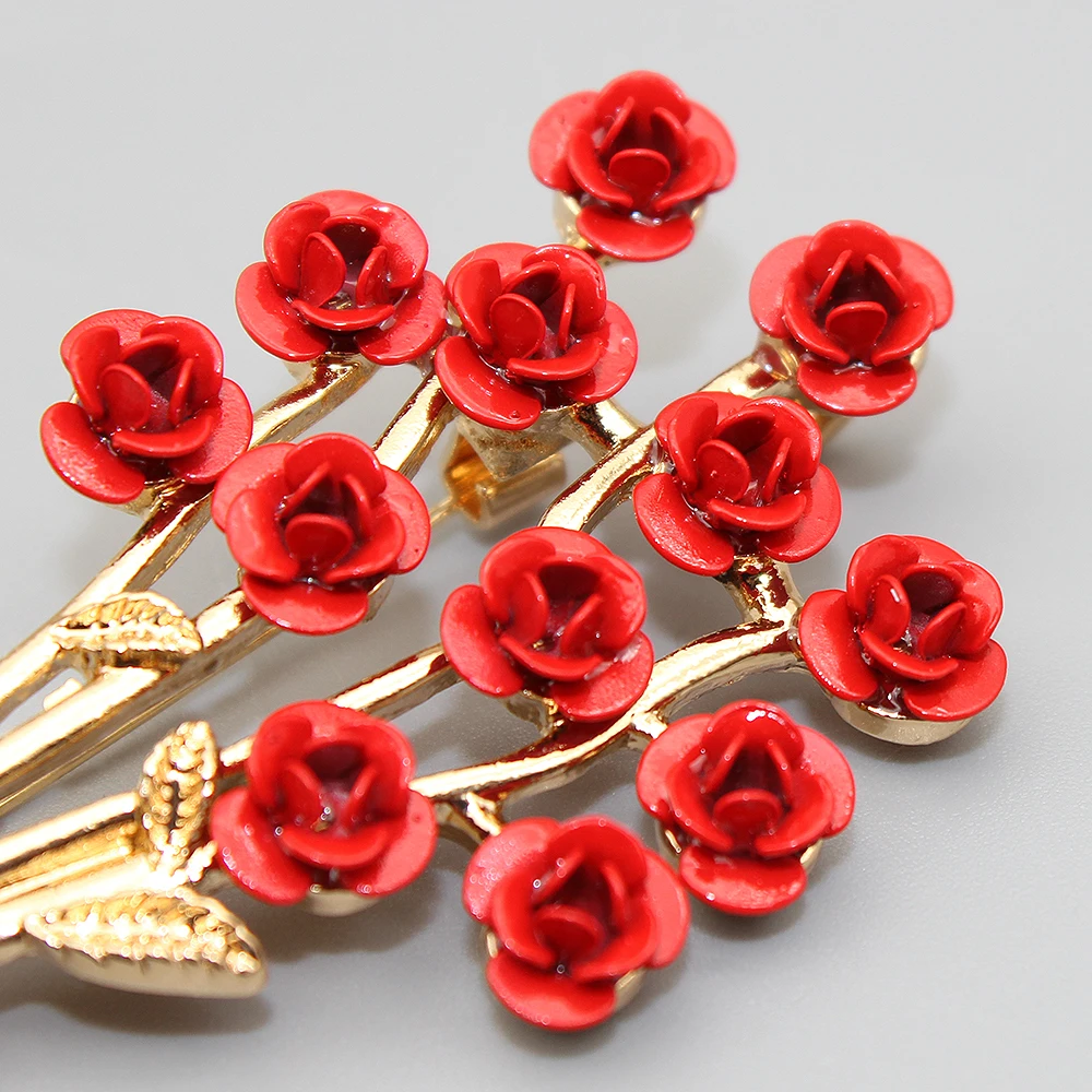 Jachon Rose Gold Brooches Custom Elegant Temperament Brooch Suitable for Women Supply Wholesale Price Brooches Women Accessories