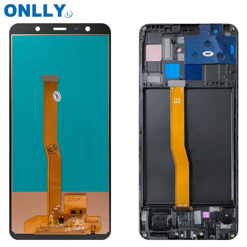 Wholesale OEM OLED Quality Flexible for Samsung galaxy A7 2018